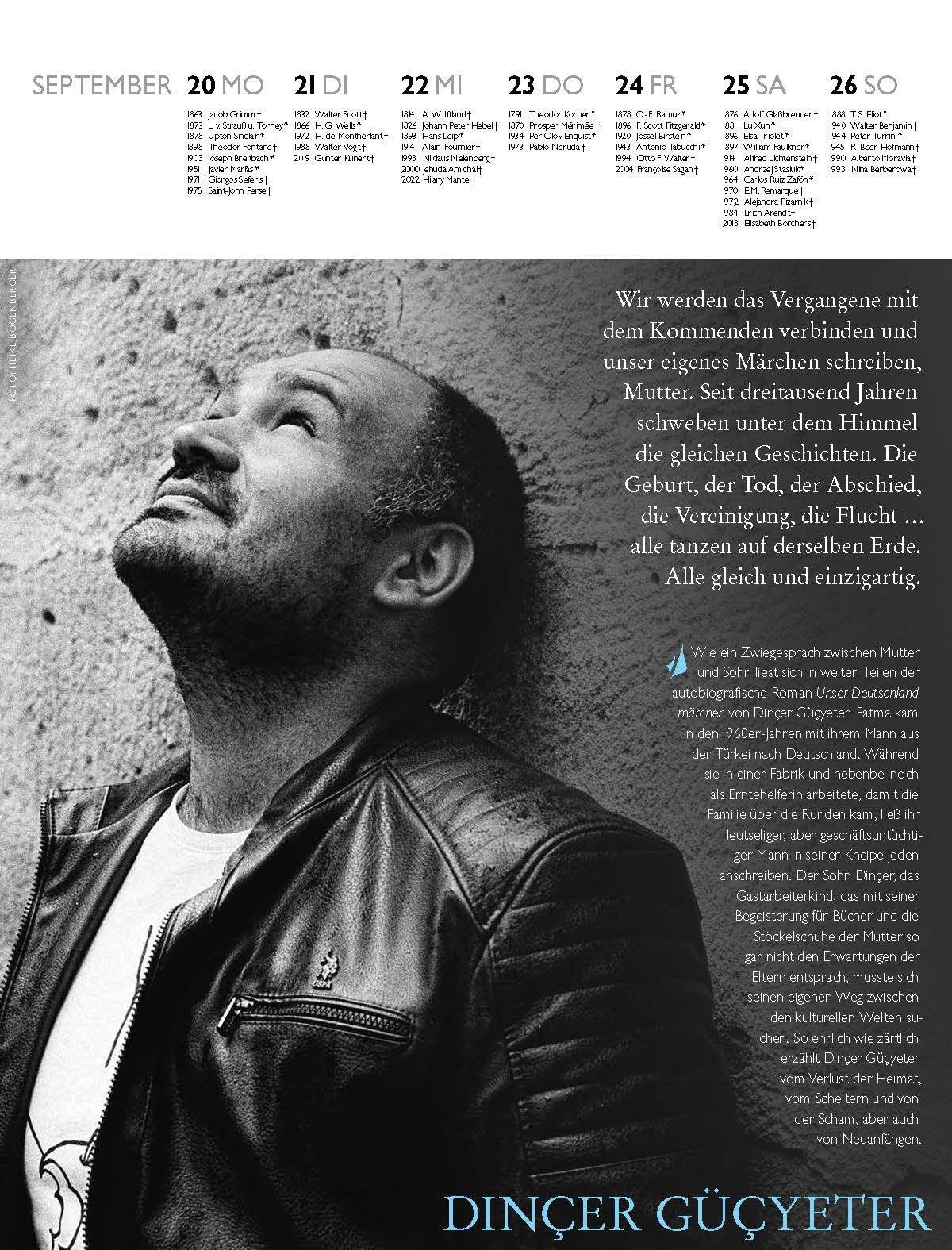 Beispielinhalt (Bild) Arche Literatur Kalender 2027