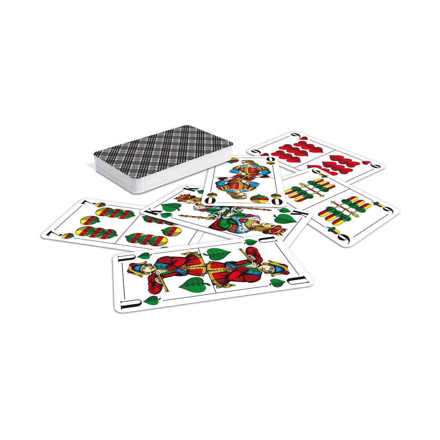 Beispielinhalt (Bild) ASS - Schafkopf, große Eckzeichen, bayrisches Bild