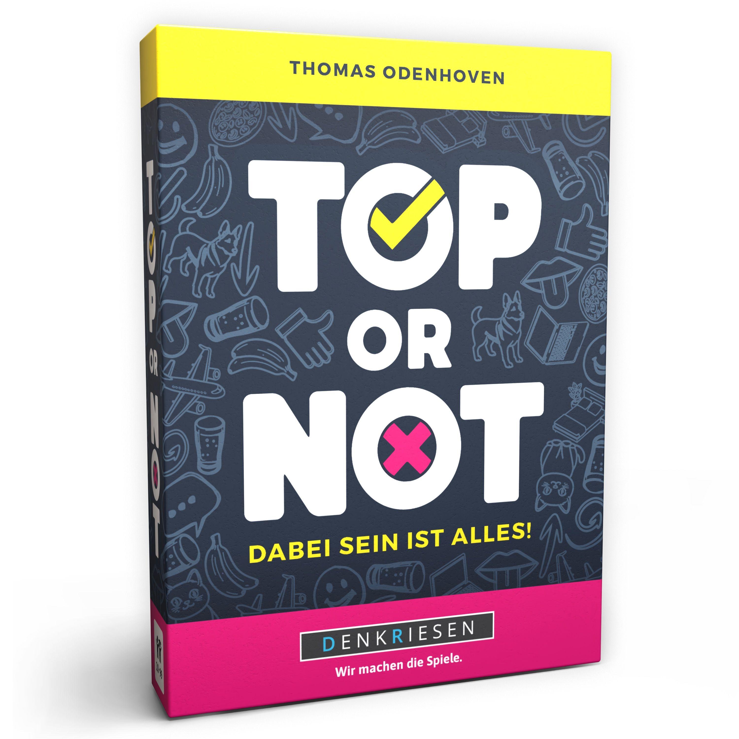 Vorderes Coverbild DENKRIESEN - Top or Not!? - "Dabei sein ist alles."