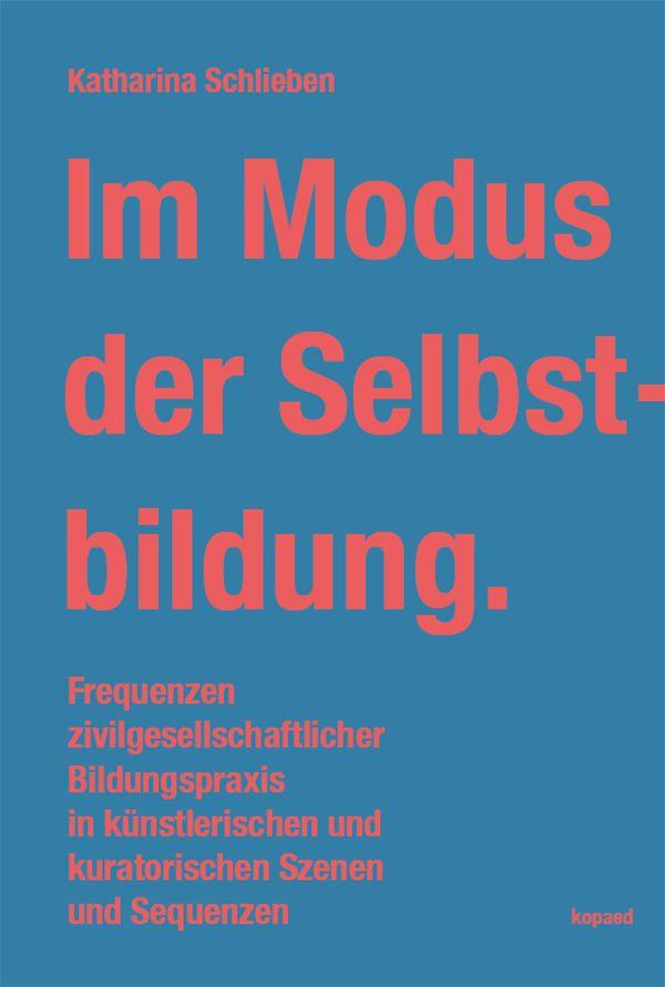 Vorderes Coverbild Im Modus der Selbstbildung