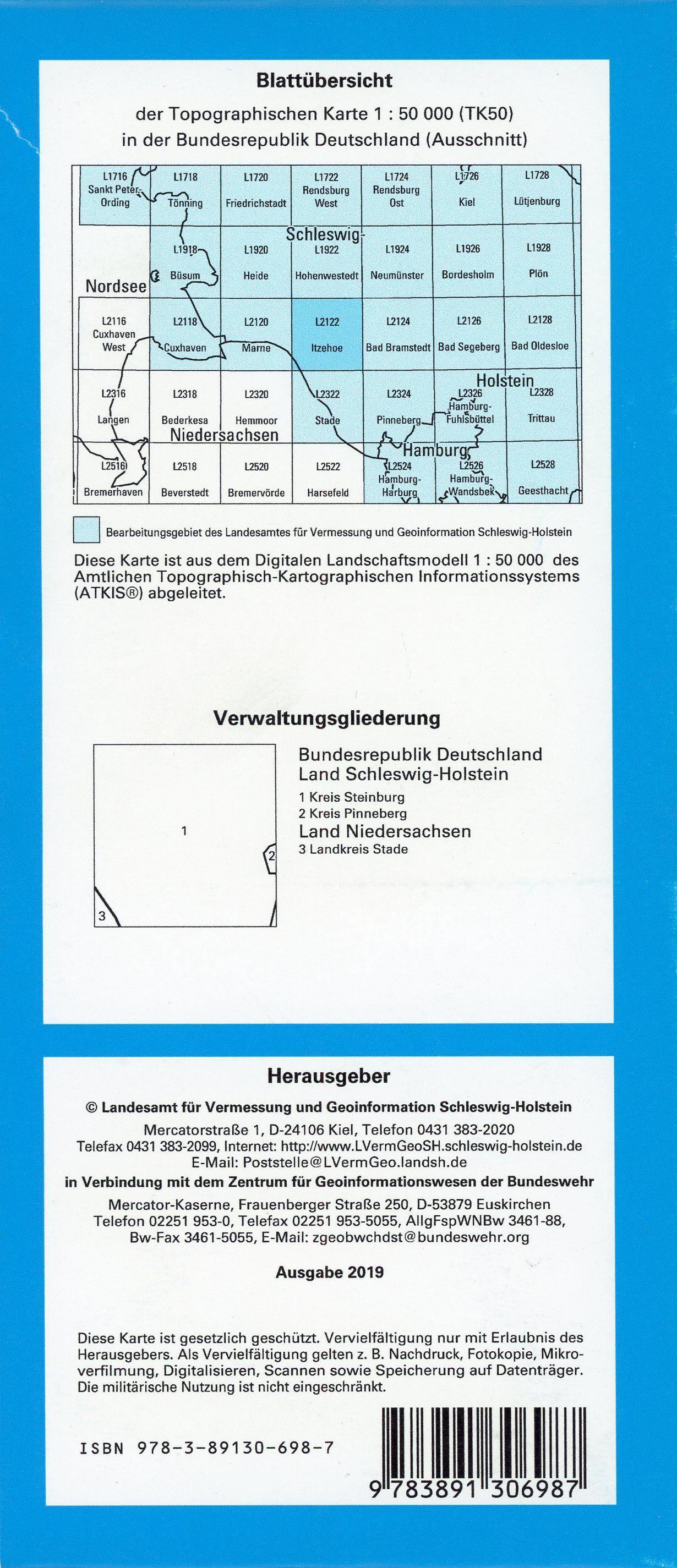 Beispielinhalt (Bild) Itzehoe 1 : 50 000