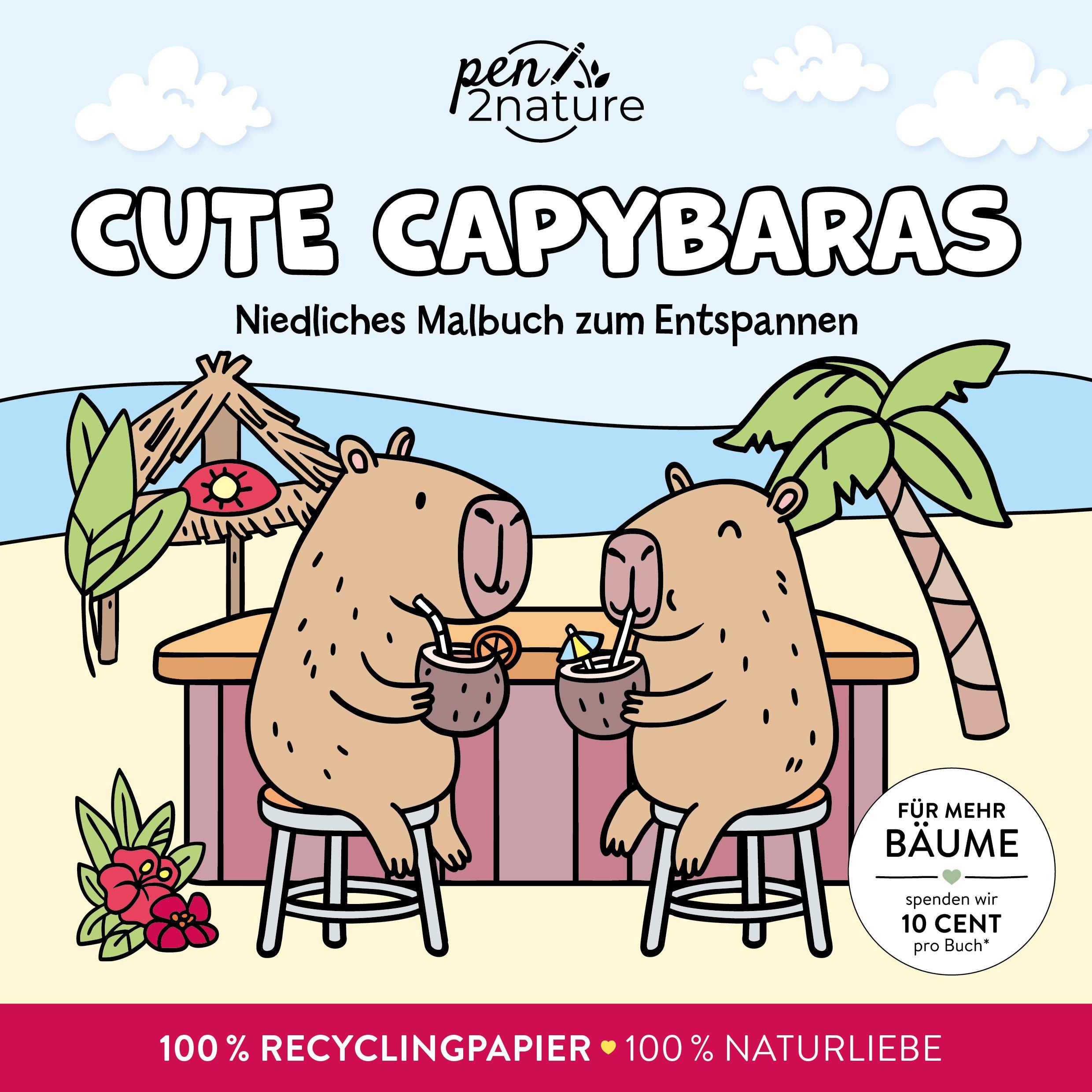 Vorderes Coverbild Cute Capybaras
