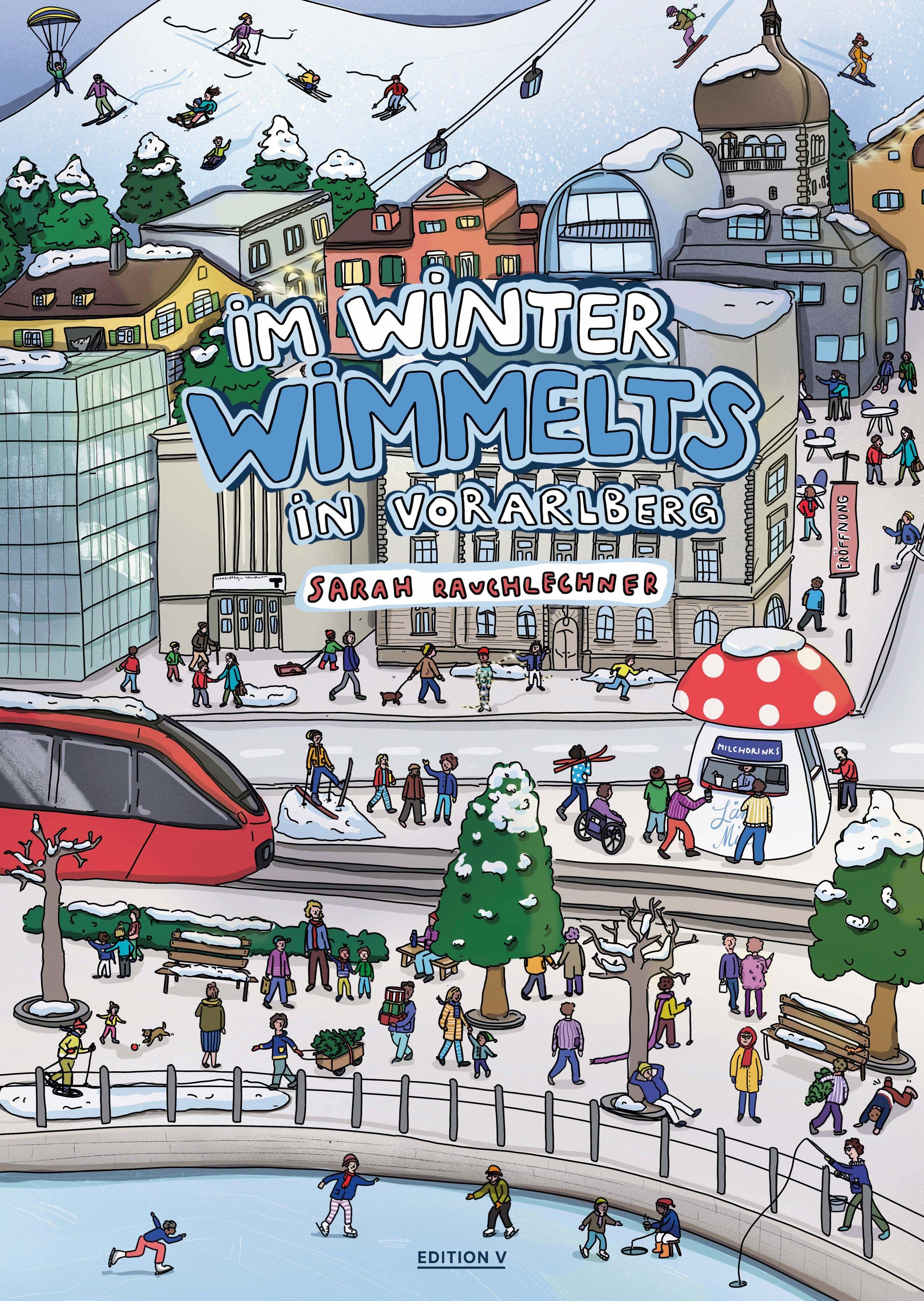 Vorderes Coverbild Im Winter wimmelts in Vorarlberg
