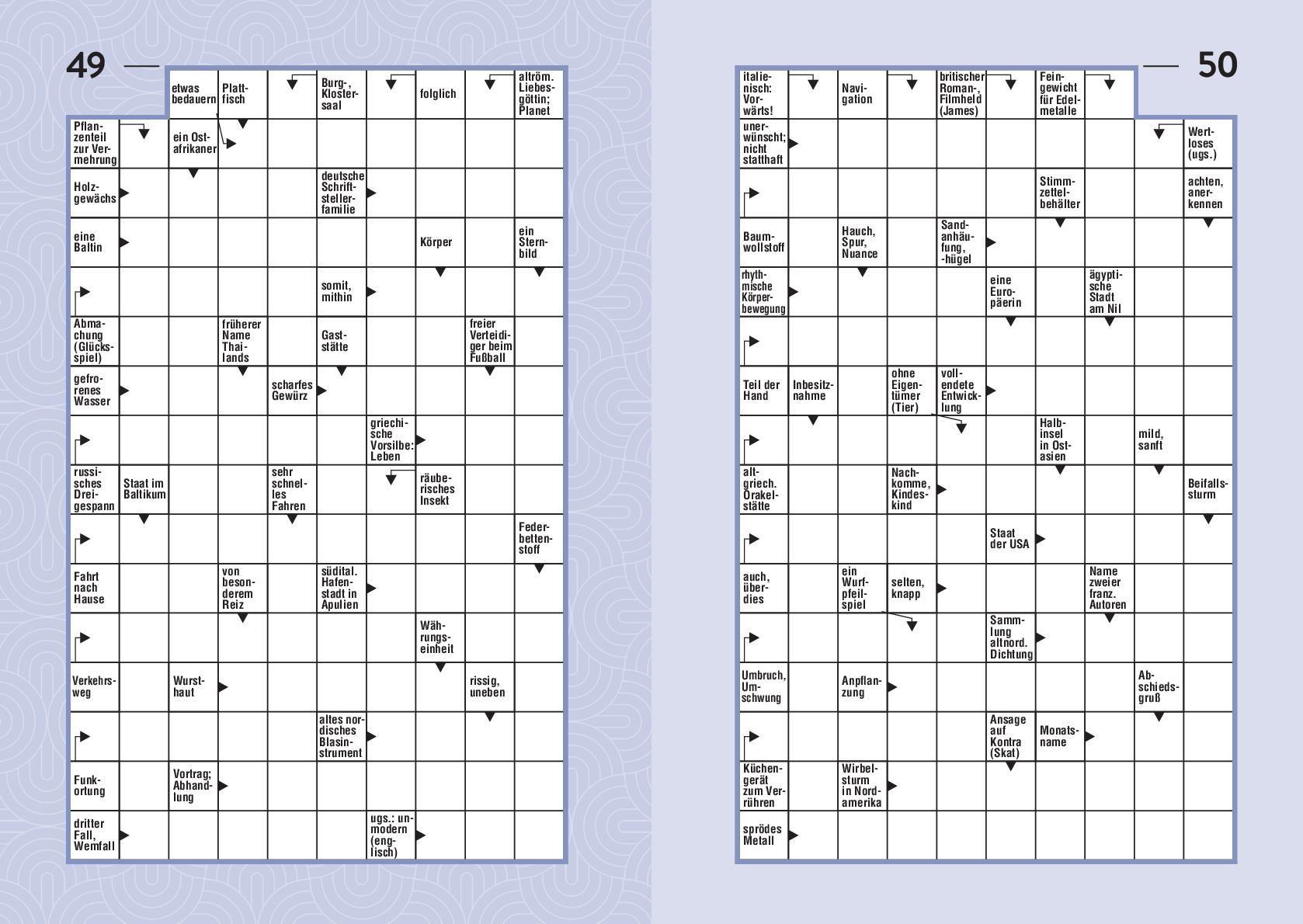 Beispielinhalt (Bild) Kreuzworträtsel