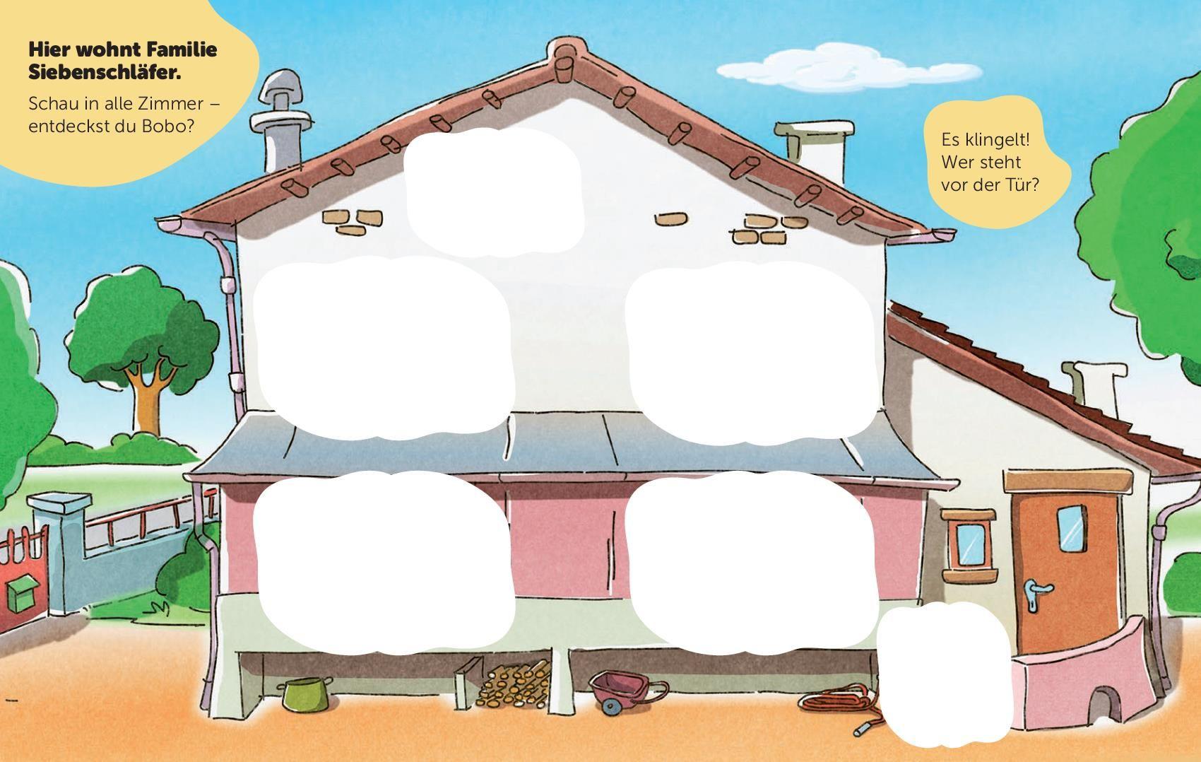 Beispielinhalt (Bild) Bobo Siebenschläfer Mein Wassermalbuch