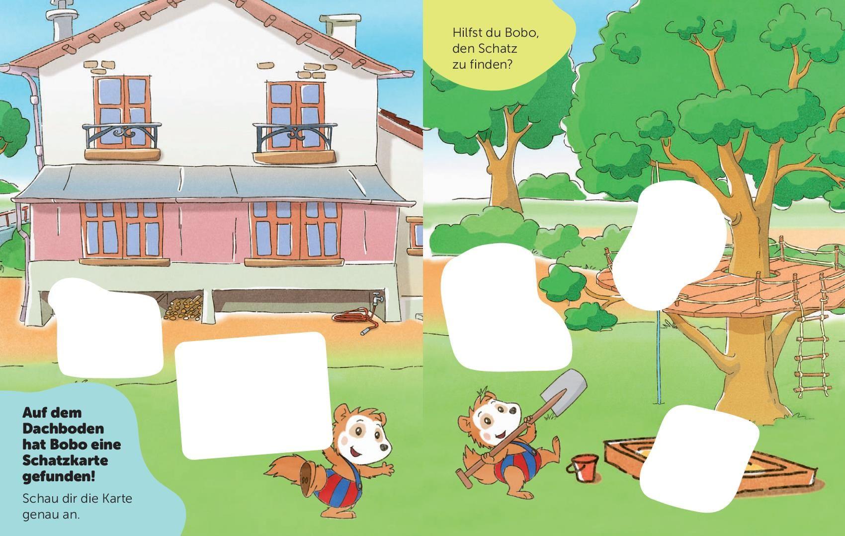 Beispielinhalt (Bild) Bobo Siebenschläfer Mein Wassermalbuch