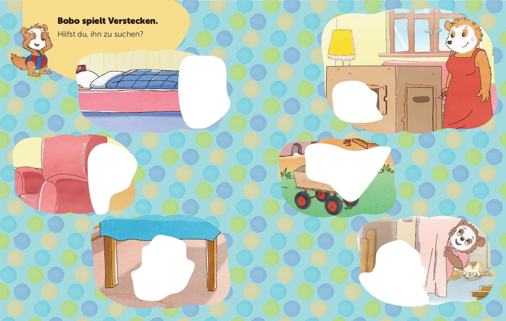 Beispielinhalt (Bild) Bobo Siebenschläfer Mein Wassermalbuch