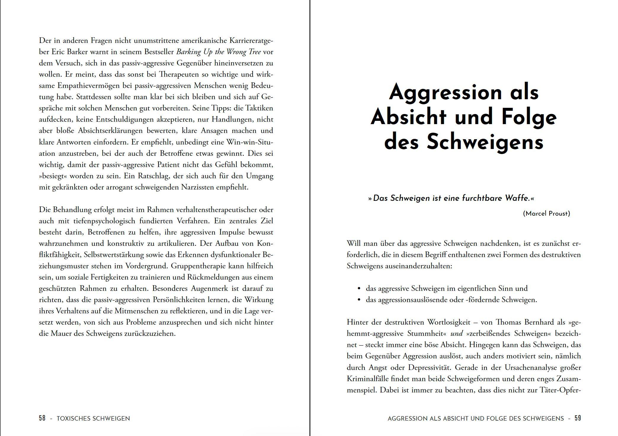 Beispielinhalt (Bild) Toxisches Schweigen