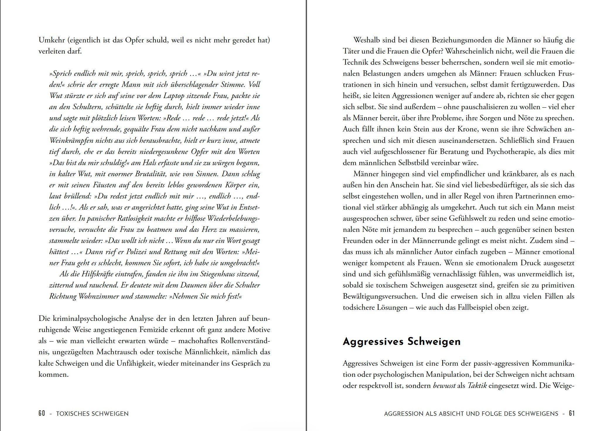 Beispielinhalt (Bild) Toxisches Schweigen