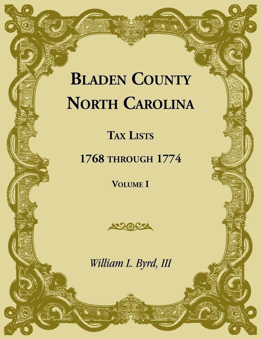 Vorderes Coverbild Bladen County, North Carolina, Tax Lists
