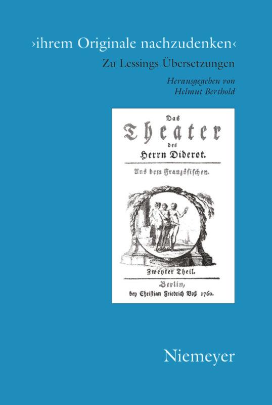 Vorderes Coverbild 'ihrem Originale nachzudenken'