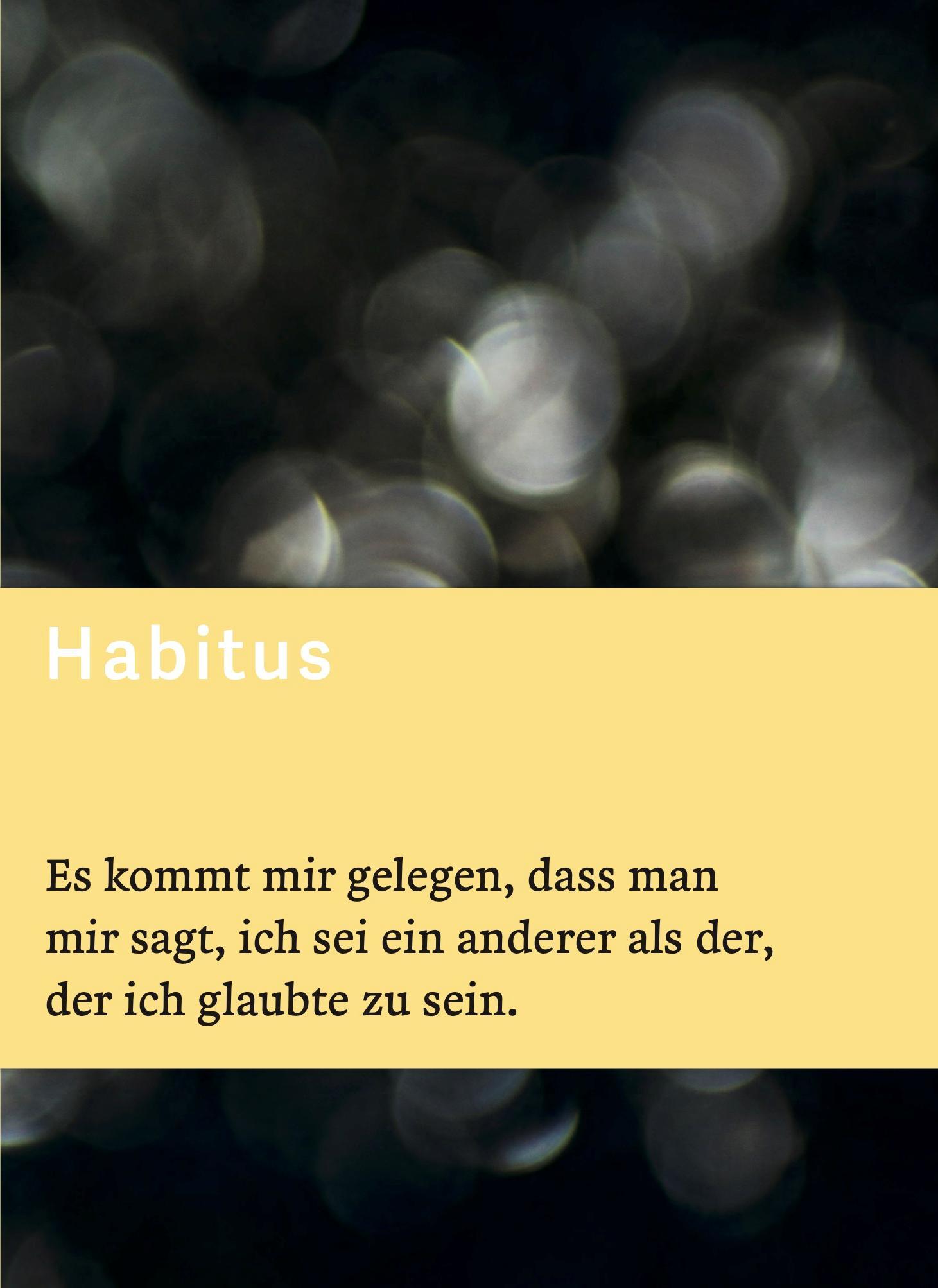Vorderes Coverbild HABITUS