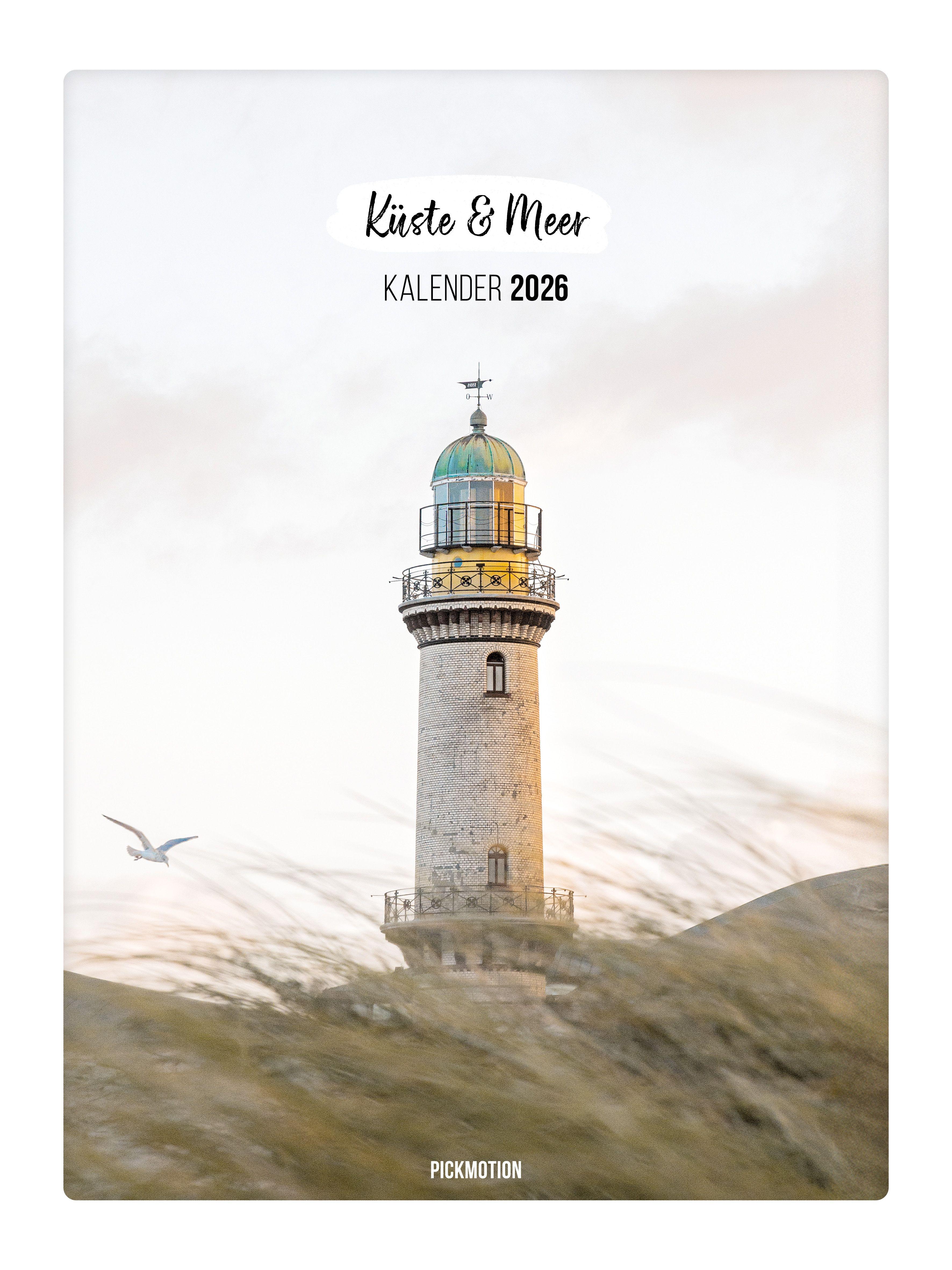 Vorderes Coverbild Wandkalender 2026 - Küste & Meer