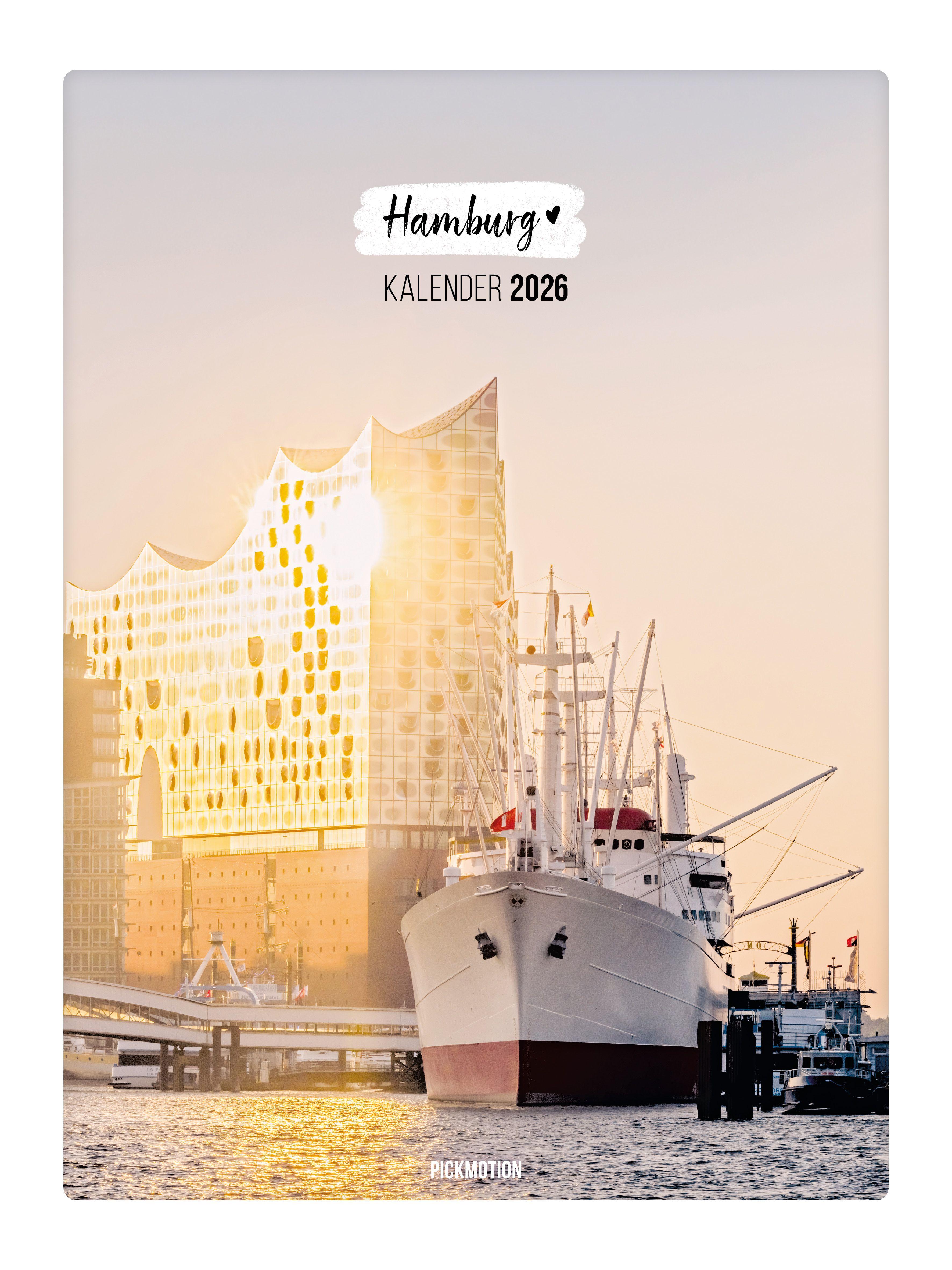 Vorderes Coverbild Wandkalender 2026 - Hamburg