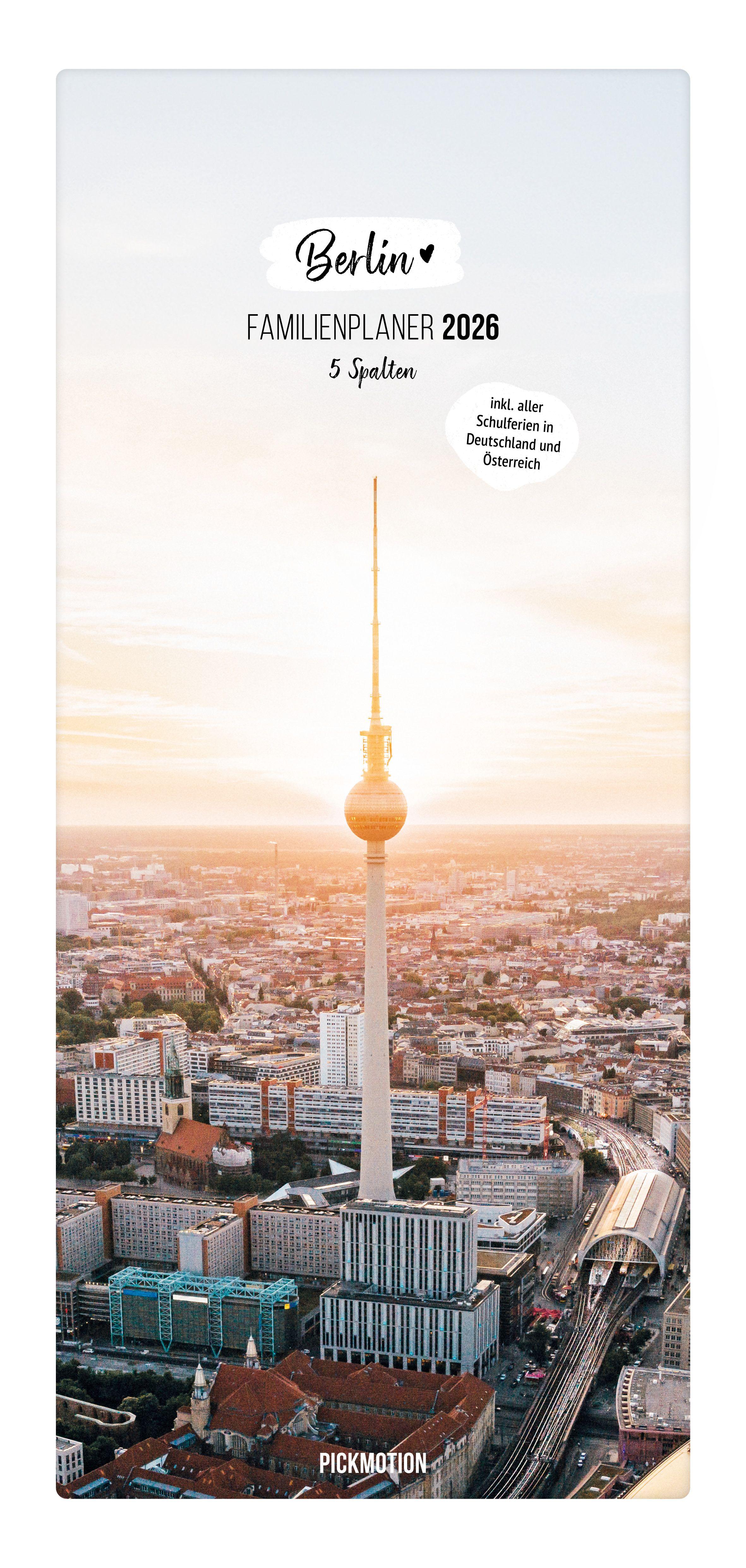 Vorderes Coverbild Familienplaner 2026 - Berlin