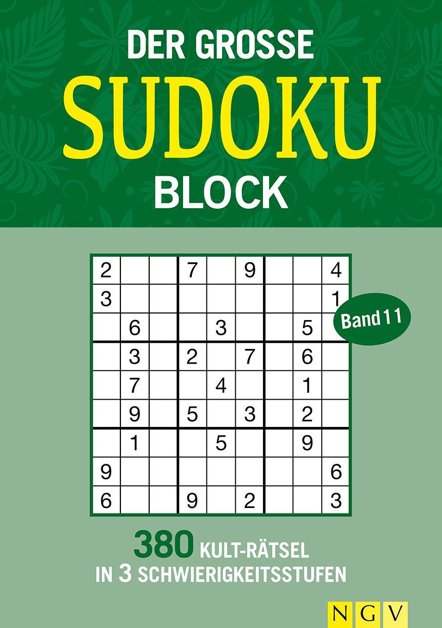 Vorderes Coverbild Der große Sudoku-Block - Band 11