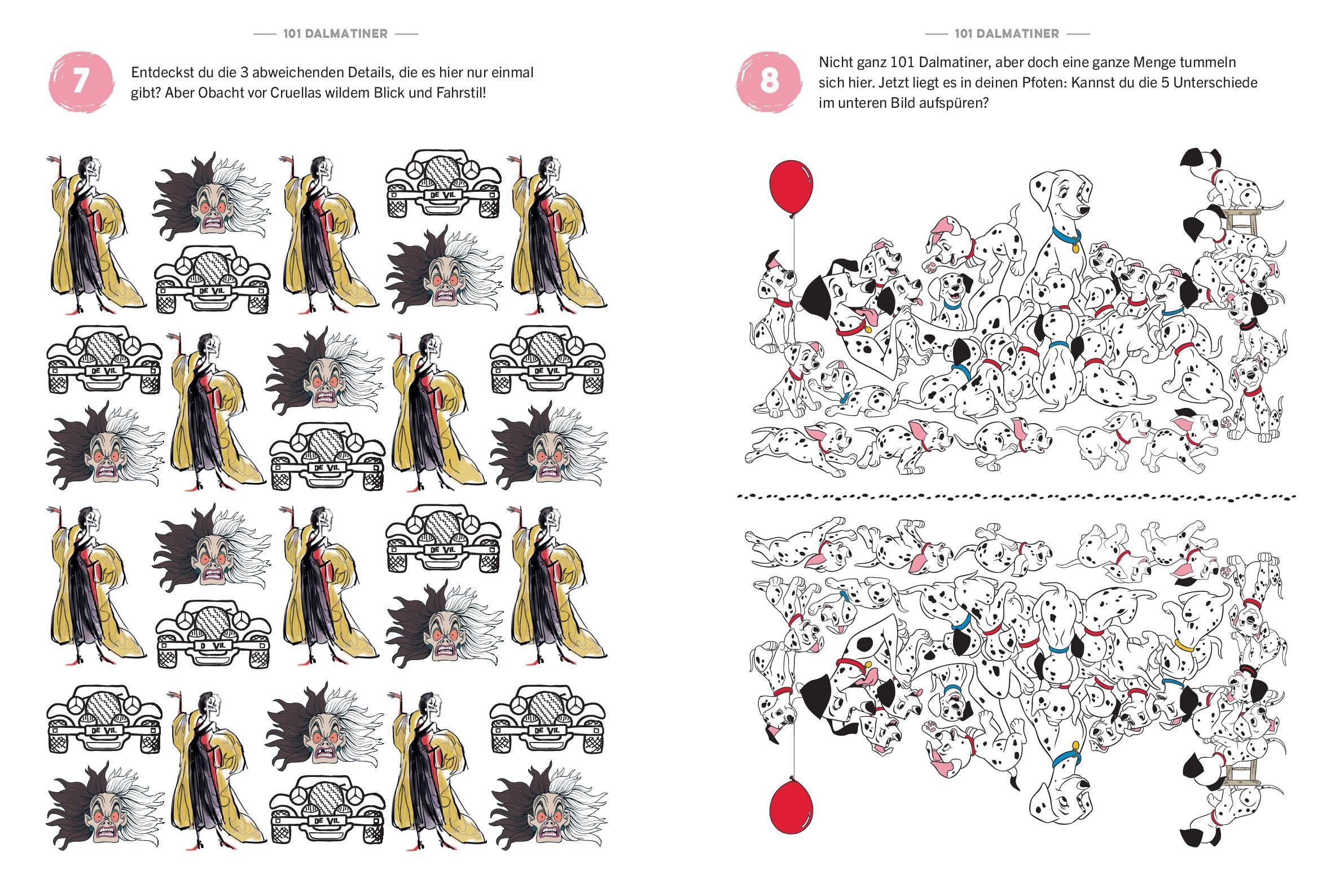 Beispielinhalt (Bild) Suchrätsel Disney