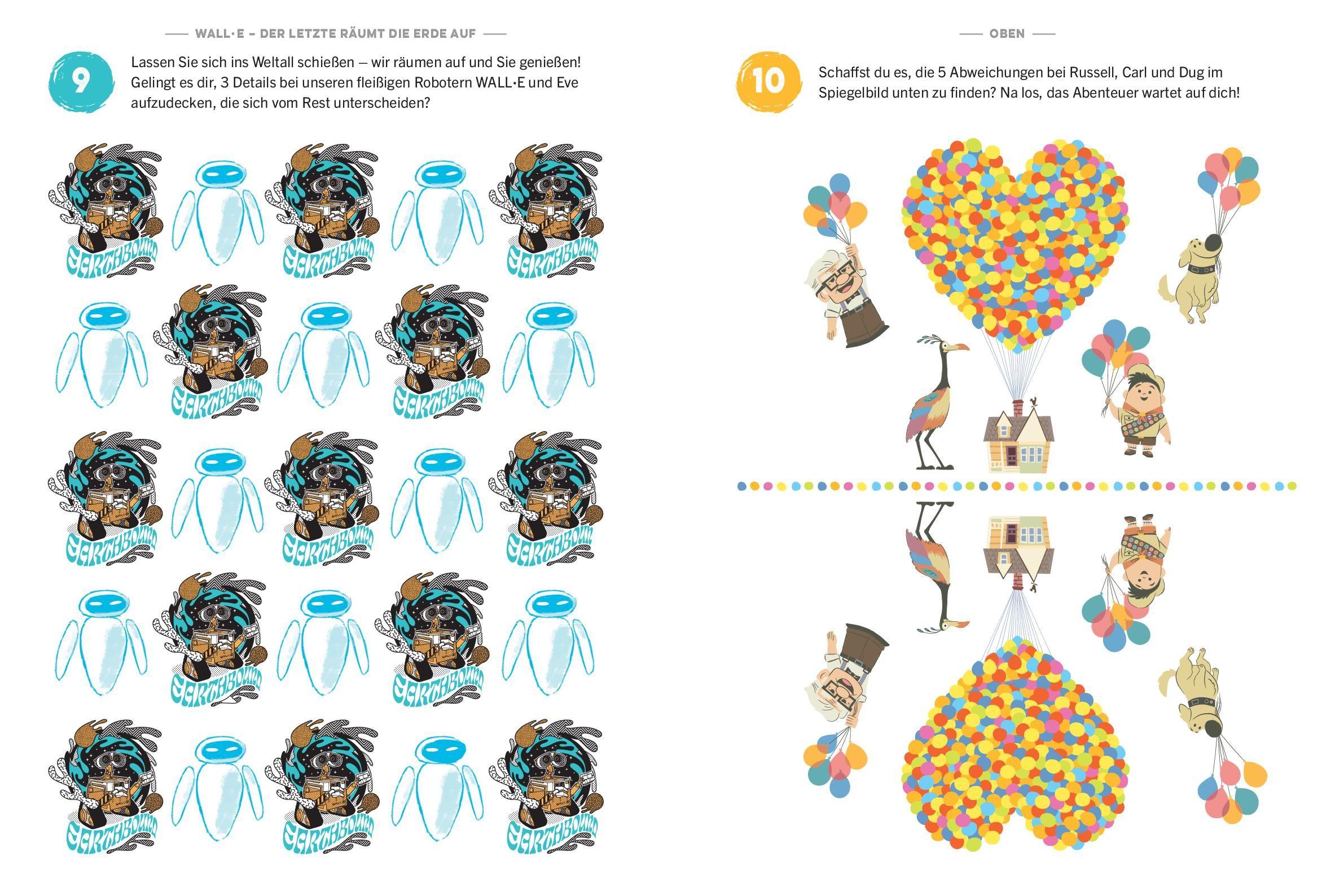 Beispielinhalt (Bild) Suchrätsel Disney