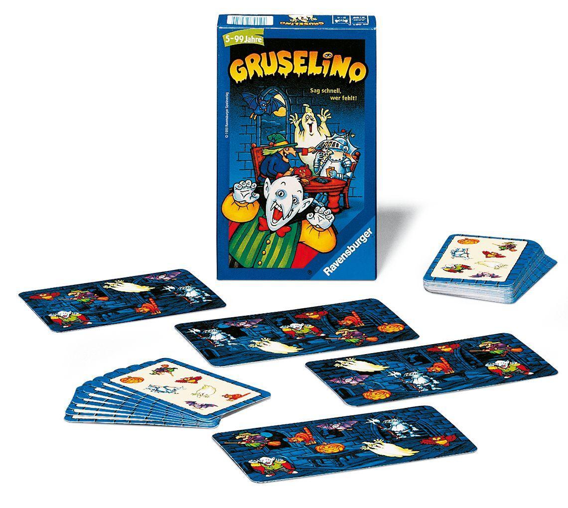 Beispielinhalt (Bild) Gruselino. Suchspiel - Sag schnell, wer fehlt!