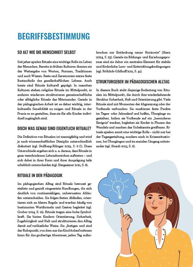 Beispielinhalt (Bild) Mit Ritualen durch den Kita-Alltag