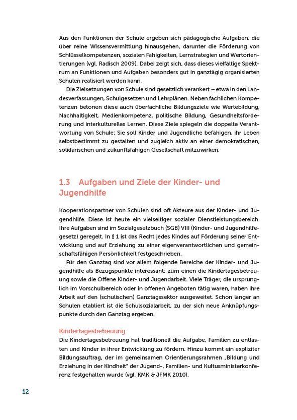 Beispielinhalt (Bild) Guter Ganztag