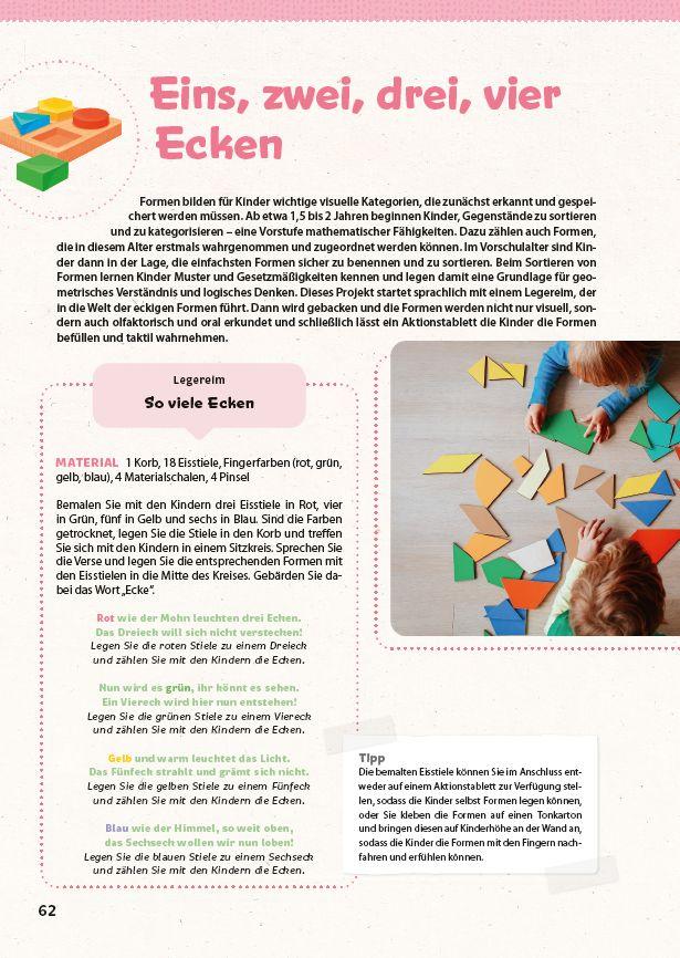 Beispielinhalt (Bild) Die schönsten Mini-Projekte zum Thema Sinne: Schnuppern, Lauschen & Fühlen