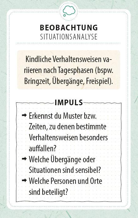 Beispielinhalt (Bild) Verhalten verstehen, Herausforderungen begleiten