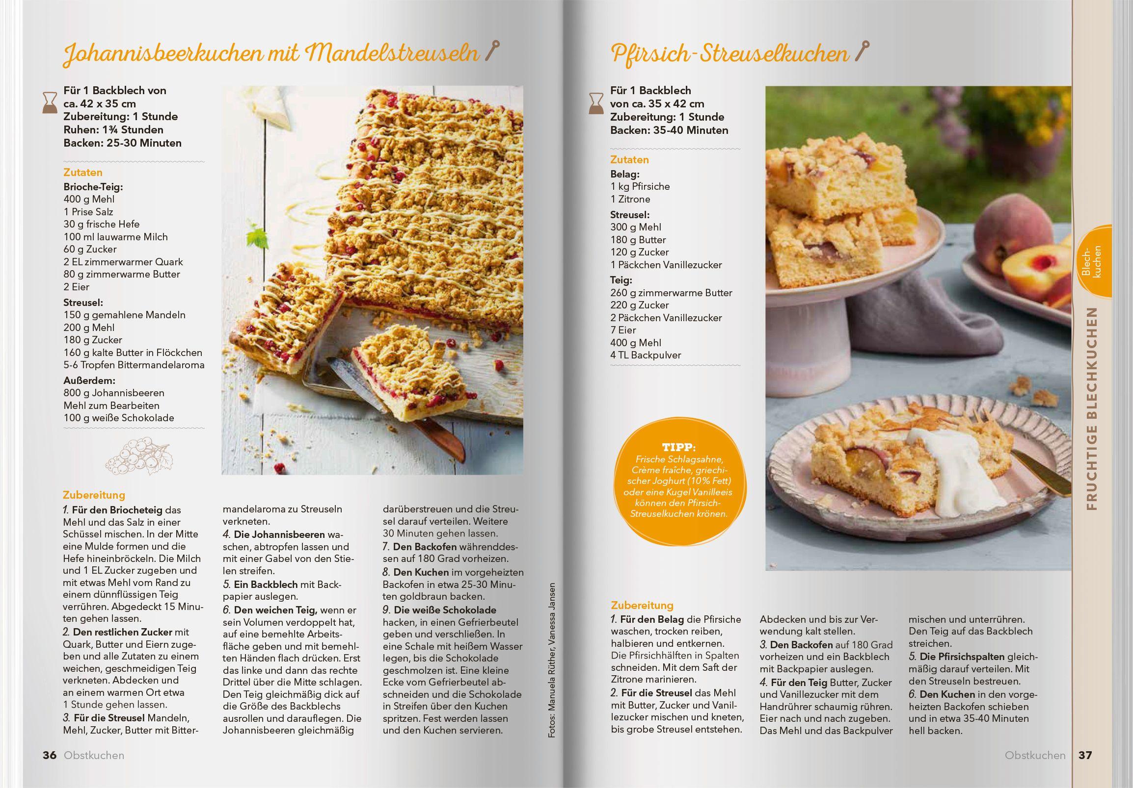 Beispielinhalt (Bild) Landlust Hausgemacht Obstkuchen