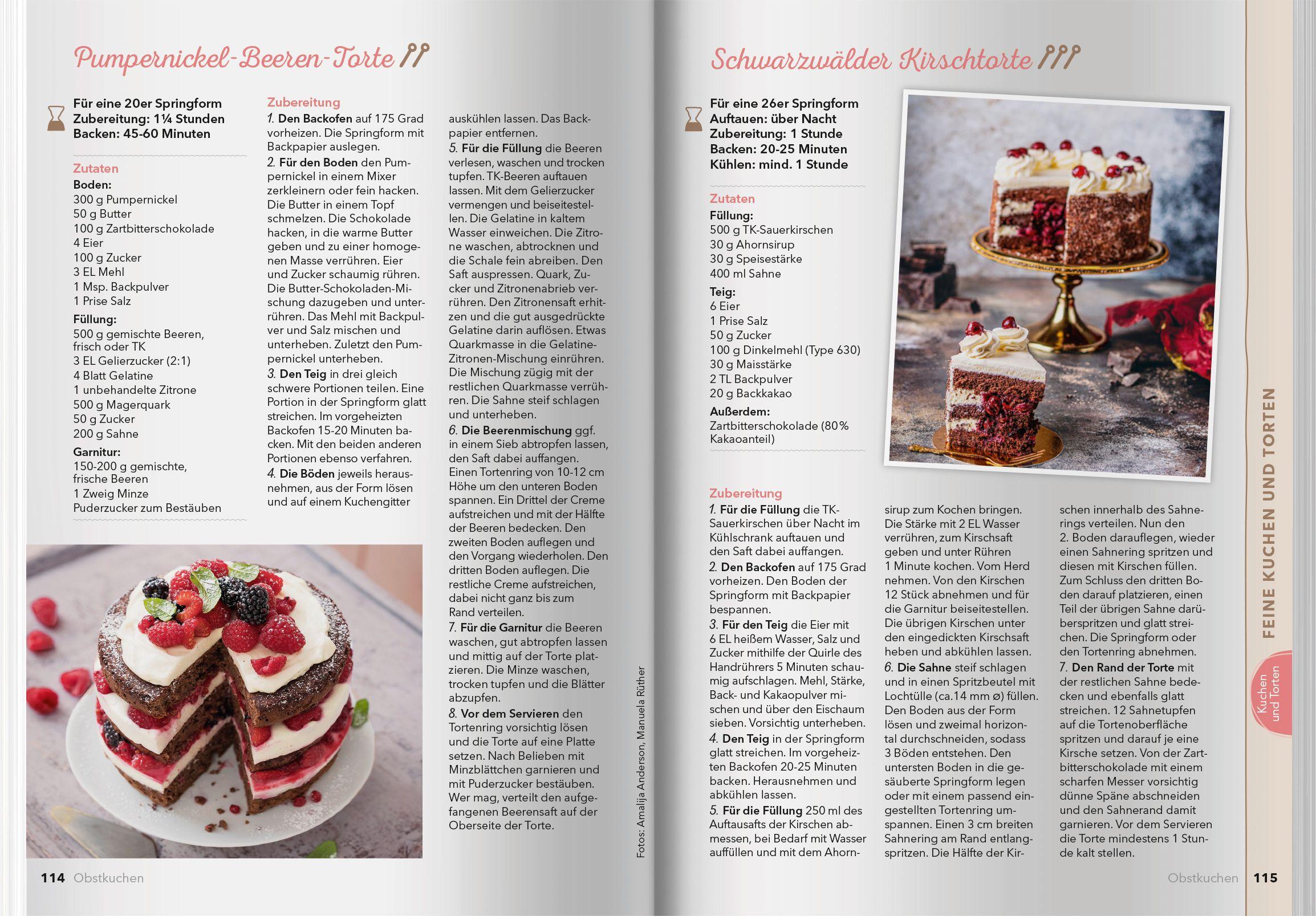 Beispielinhalt (Bild) Landlust Hausgemacht Obstkuchen