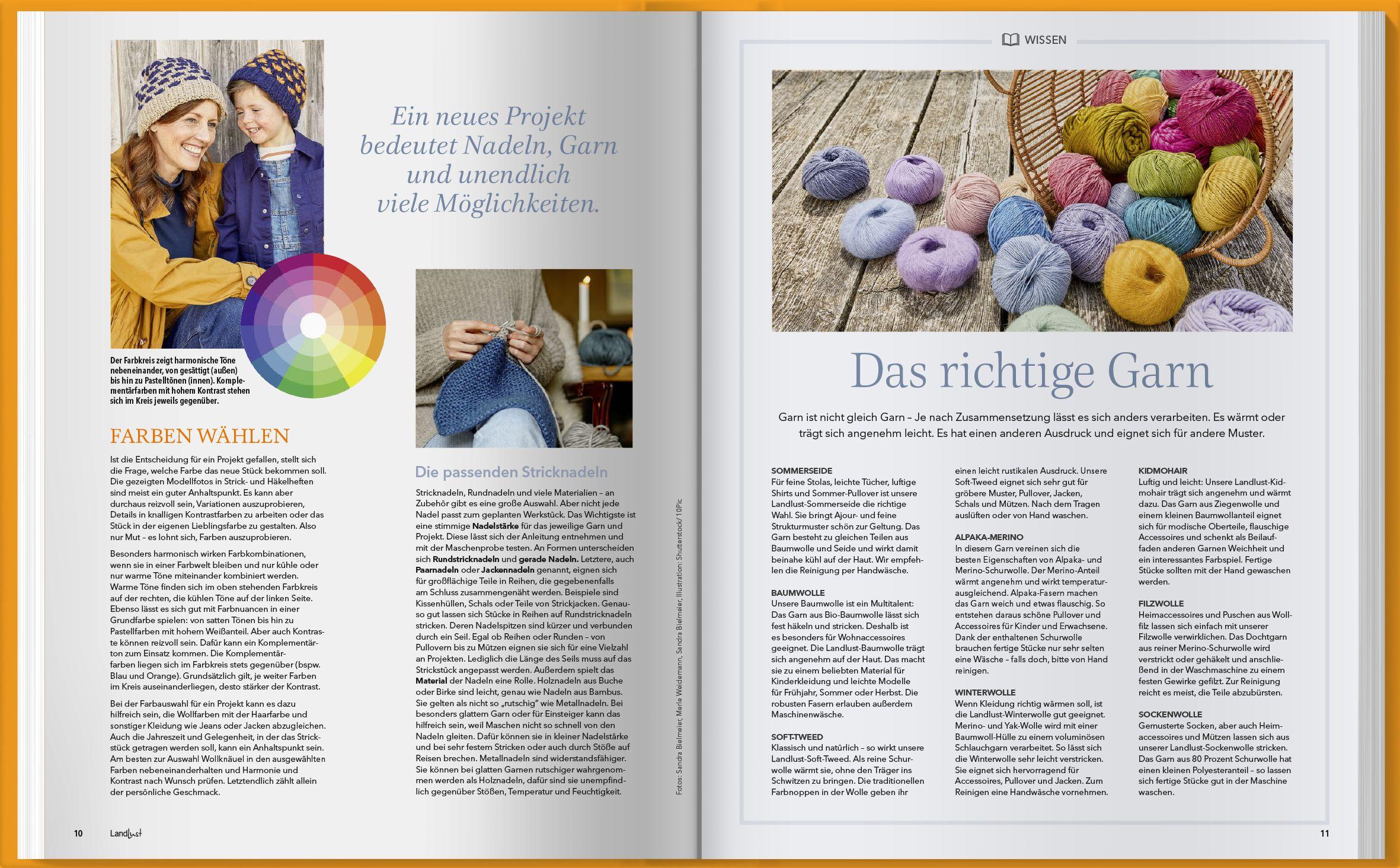 Beispielinhalt (Bild) Landlust Stricken