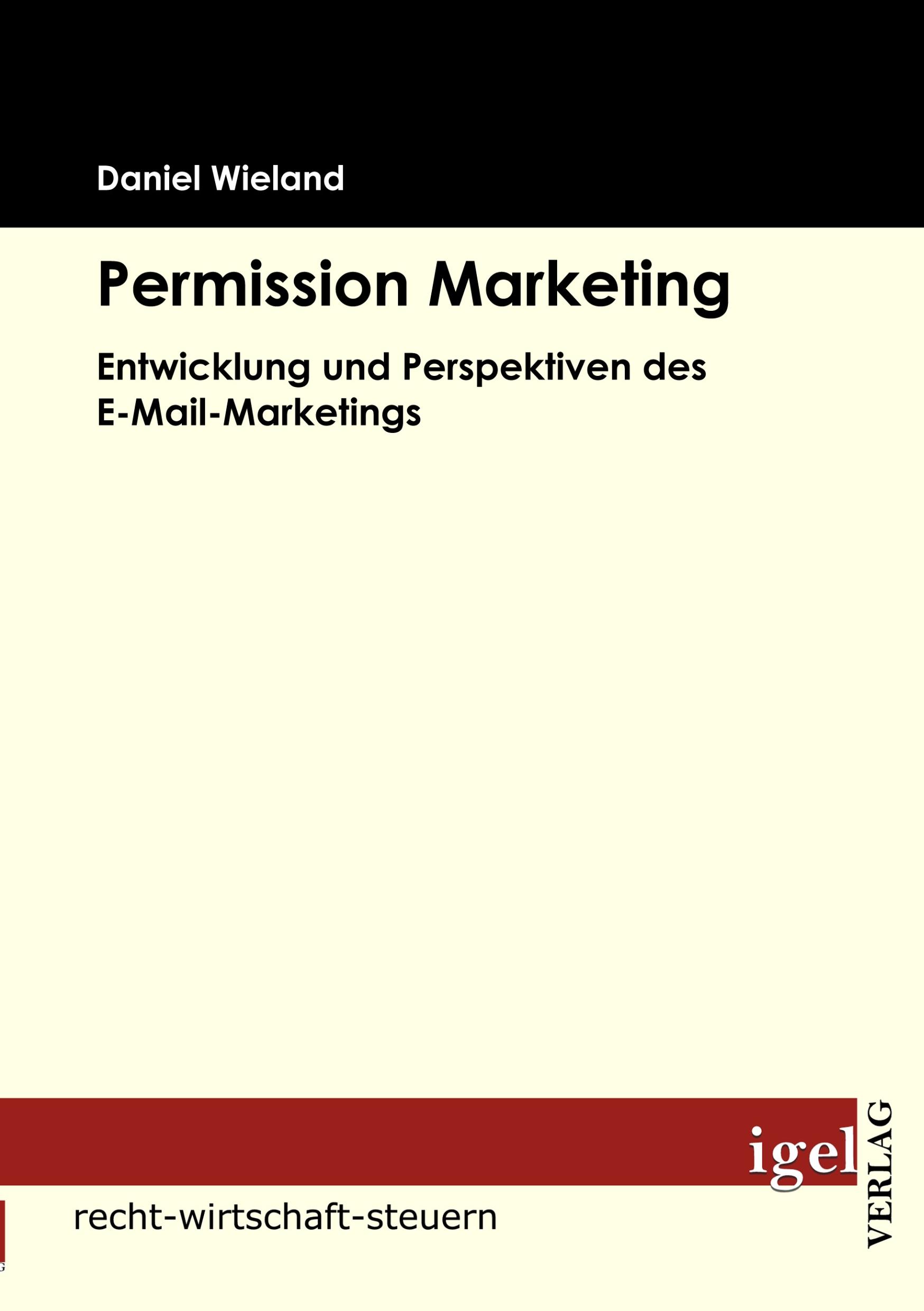 Vorderes Coverbild Permission Marketing