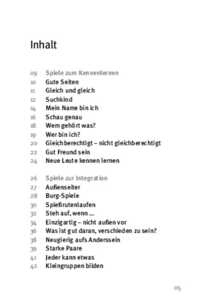 Beispielinhalt (Bild) Die 50 besten Spiele für mehr Sozialkompetenz