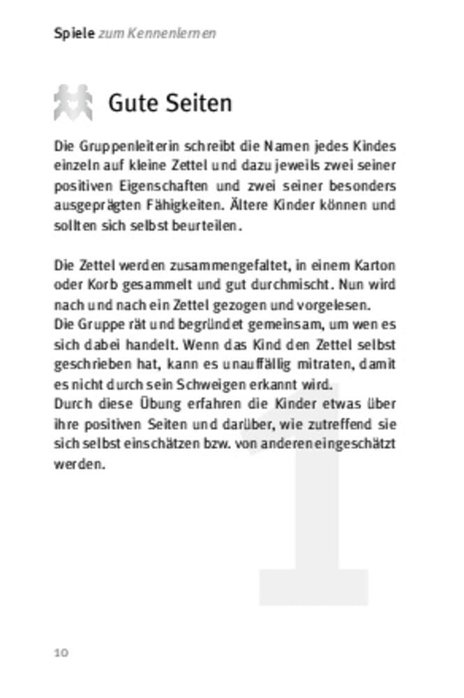 Beispielinhalt (Bild) Die 50 besten Spiele für mehr Sozialkompetenz