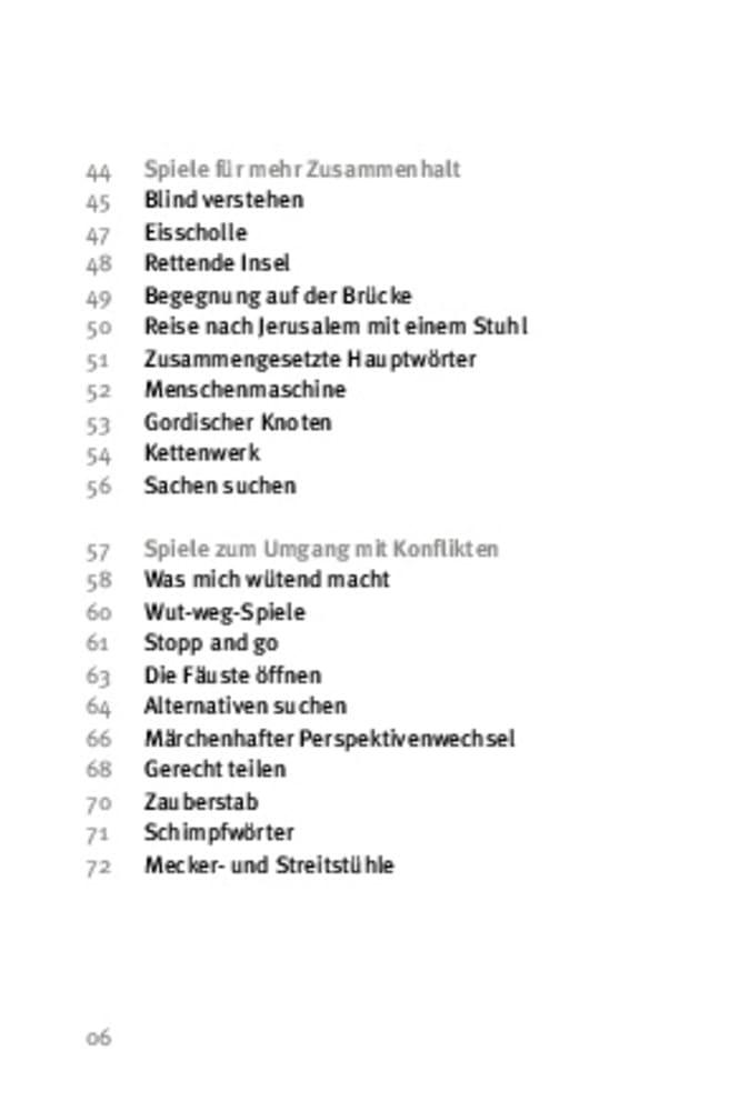 Beispielinhalt (Bild) Die 50 besten Spiele für mehr Sozialkompetenz