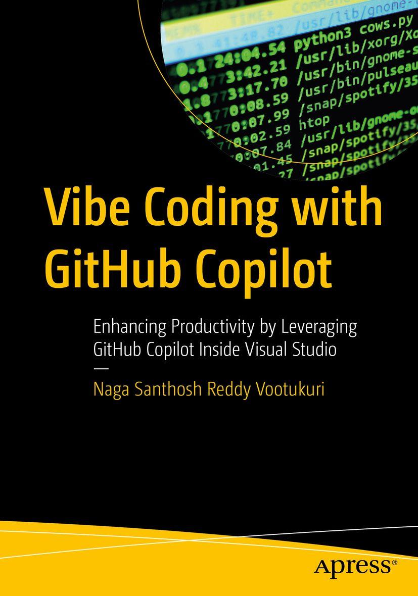 Vorderes Coverbild Vibe Coding with GitHub Copilot