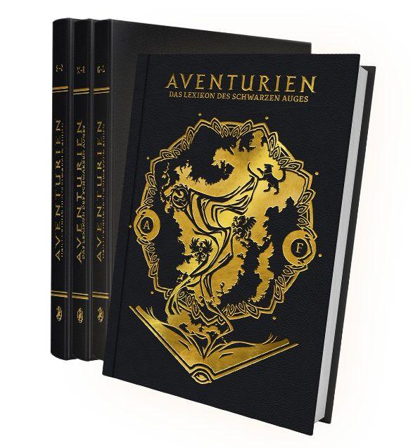 Vorderes Coverbild DSA - Das Lexikon des Schwarzen Auges im Schuber