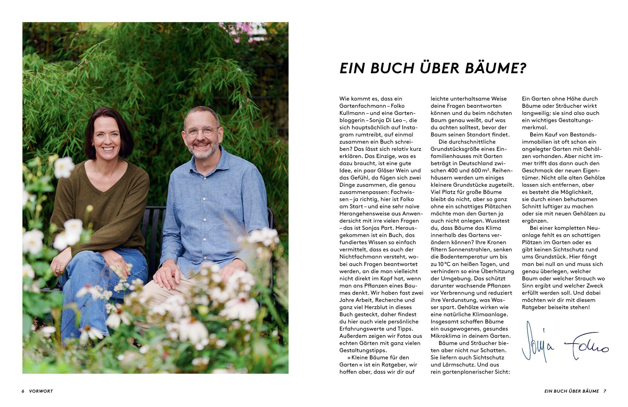 Beispielinhalt (Bild) Kleine Bäume für den Garten