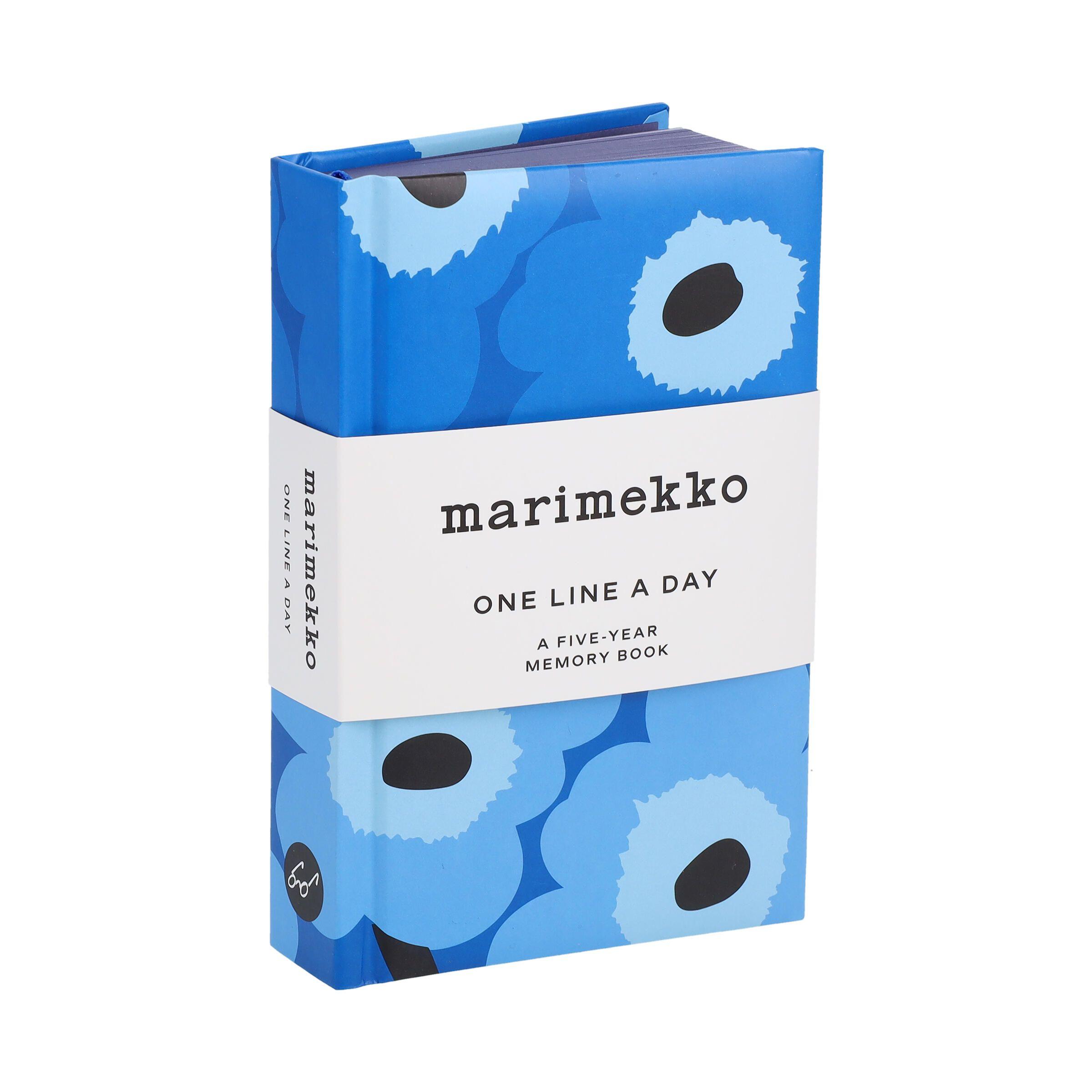 Vorderes Coverbild Marimekko One Line a Day (Blue Unikko)