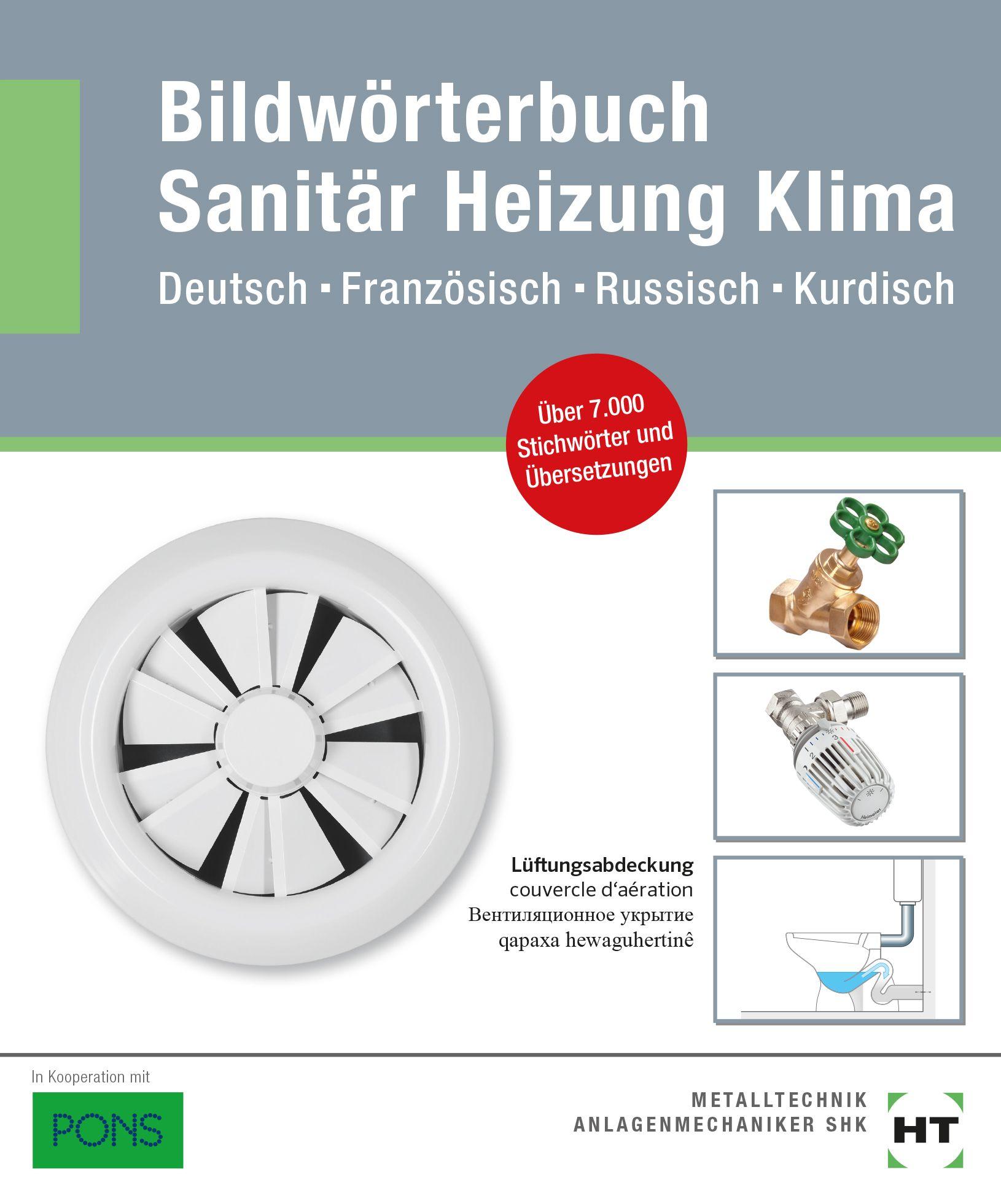 Vorderes Coverbild Bildwörterbuch Sanitär, Heizung, Klima