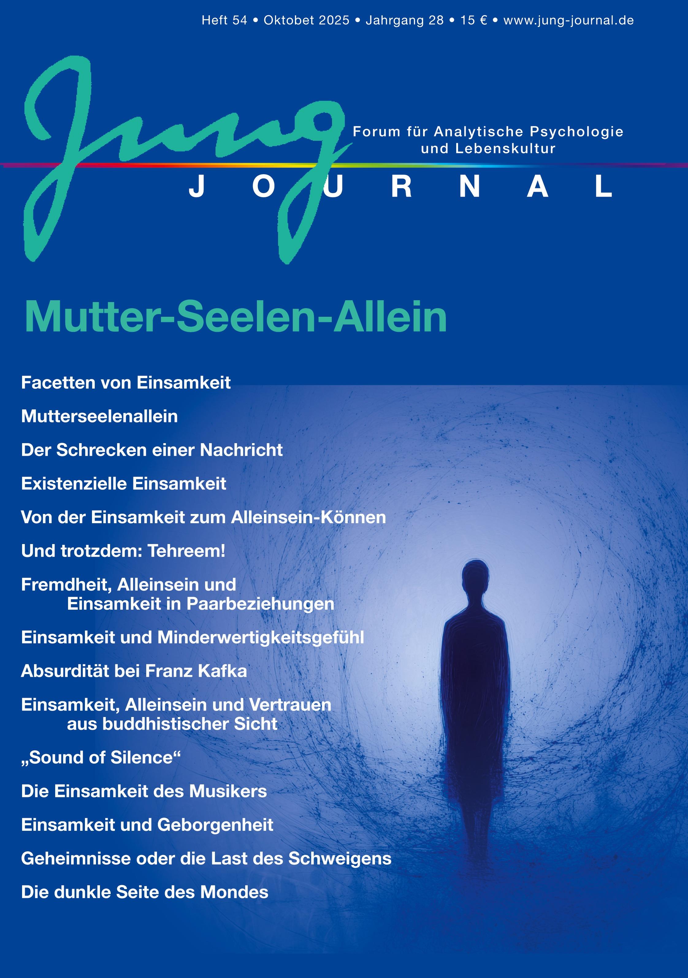 Vorderes Coverbild Jung Journal Heft 54: Einsamkeit
