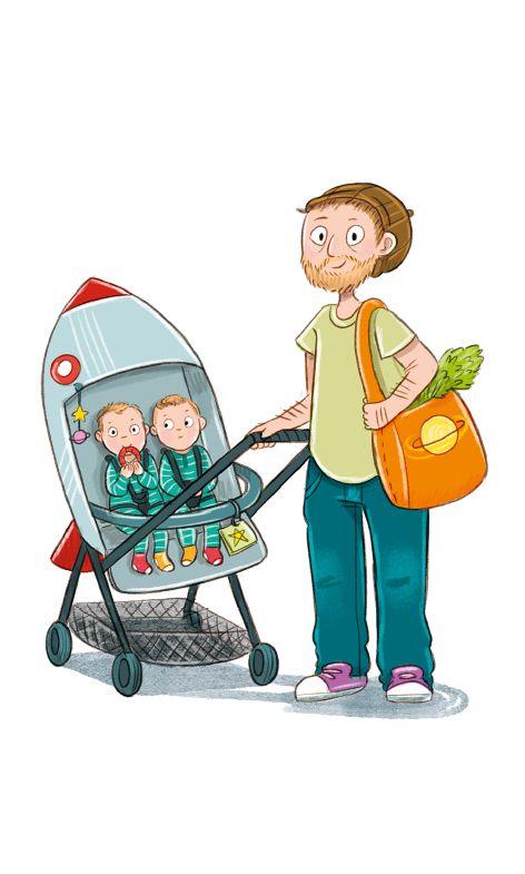 Beispielinhalt (Bild) Erzählkärtchen: Lustige Stadtgeschichten