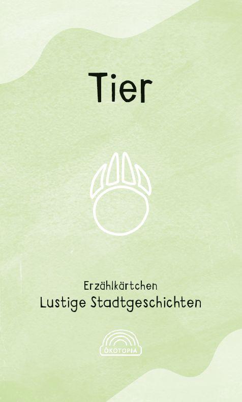Beispielinhalt (Bild) Erzählkärtchen: Lustige Stadtgeschichten