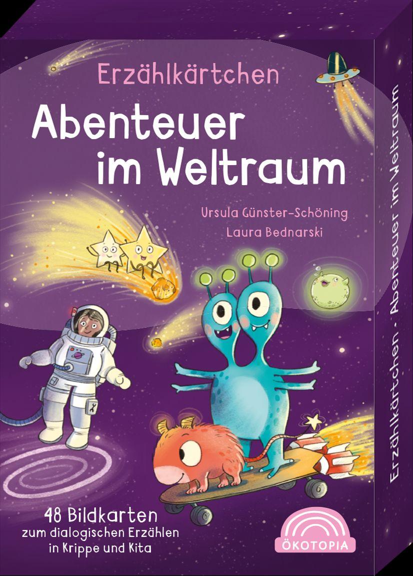 Vorderes Coverbild Erzählkärtchen: Abenteuer im Weltraum