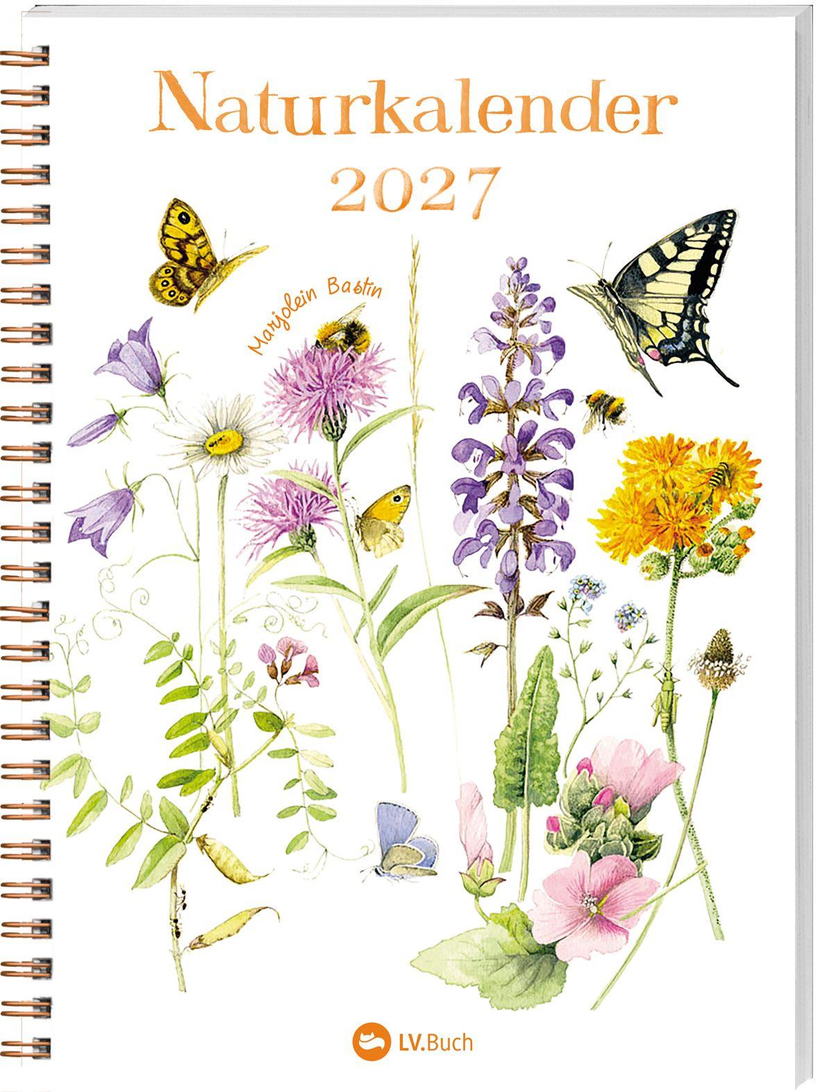 Vorderes Coverbild Naturkalender 2027
