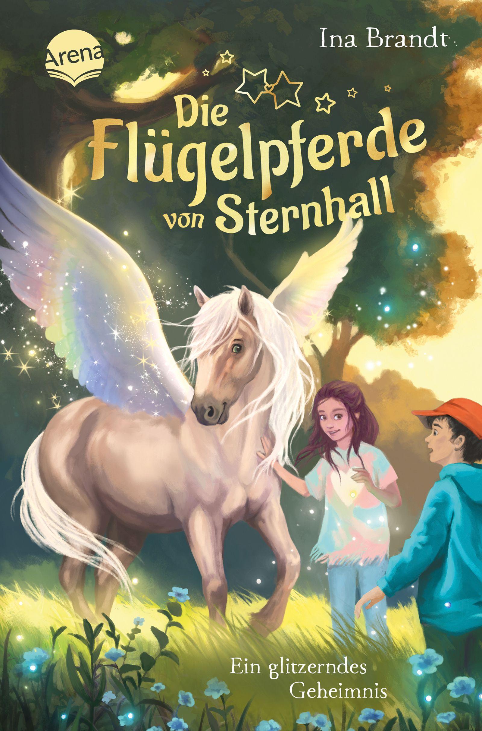 Vorderes Coverbild Die Flügelpferde von Sternhall (2). Ein glitzerndes Geheimnis