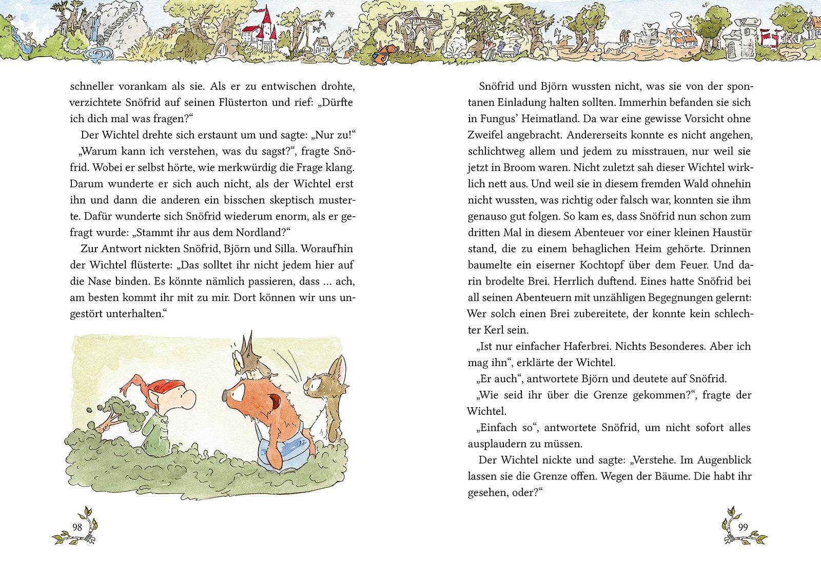 Beispielinhalt (Bild) Snöfrid aus dem Wiesental (7). Die ganz und gar tollkühne Rettung der wunderlichen Wanderpilze