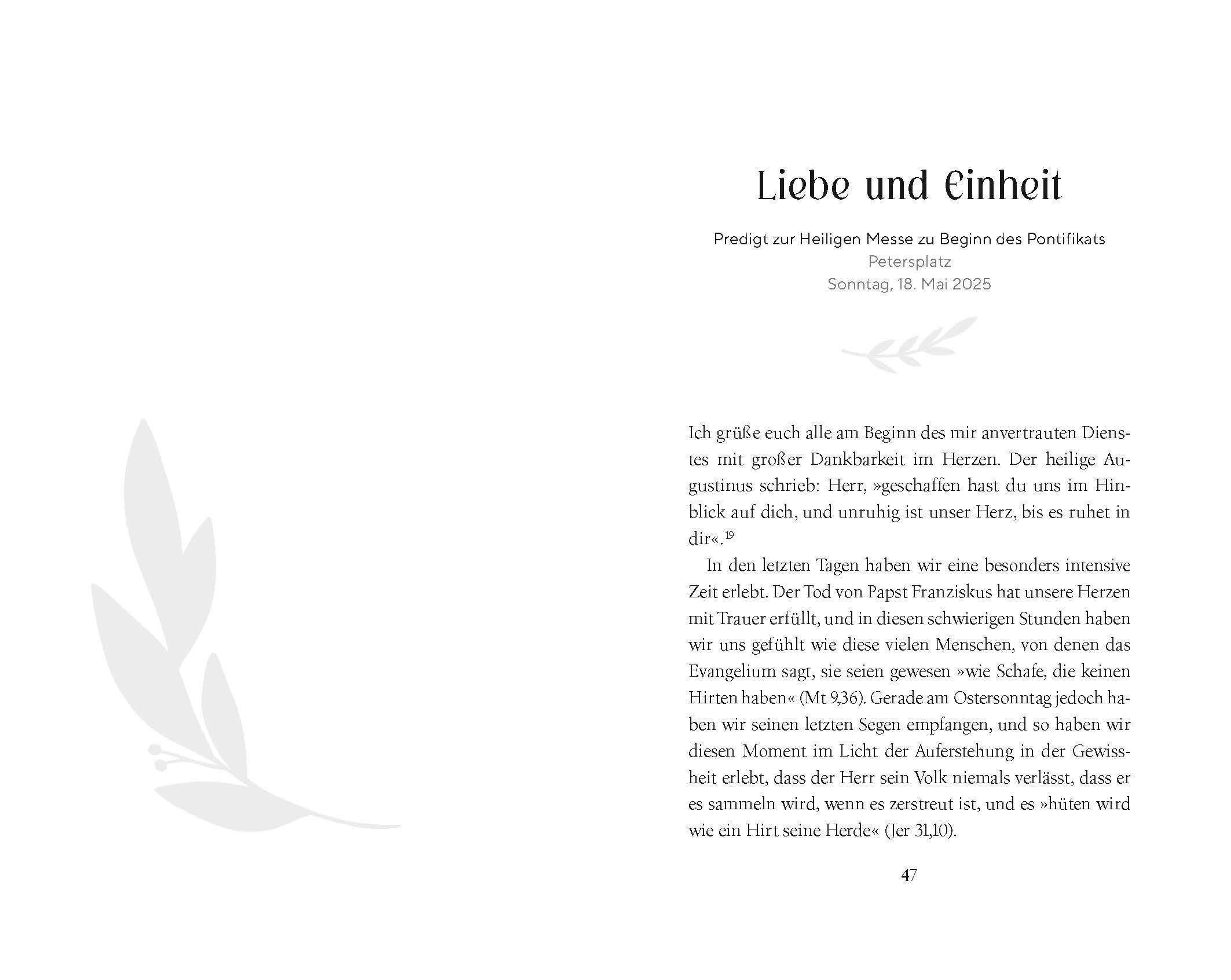 Beispielinhalt (Bild) Frieden!