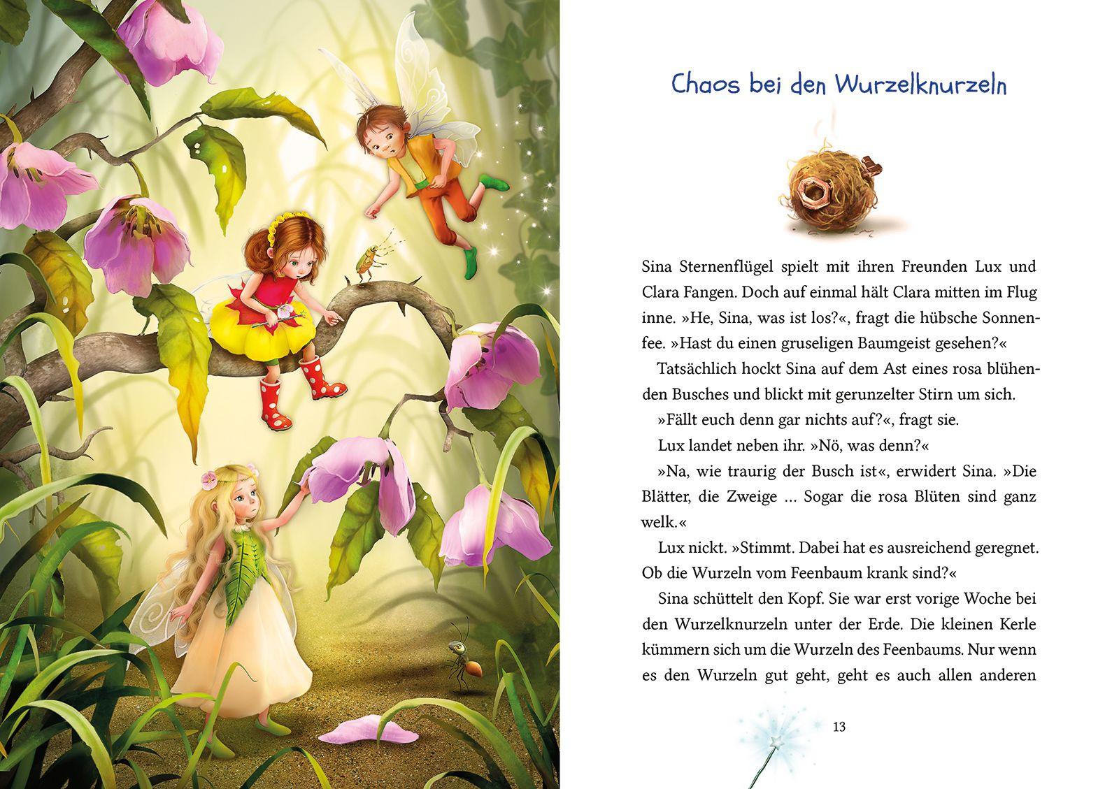 Beispielinhalt (Bild) Sina Sternenflügel. Sternenzauber-Geschichten zum Vorlesen