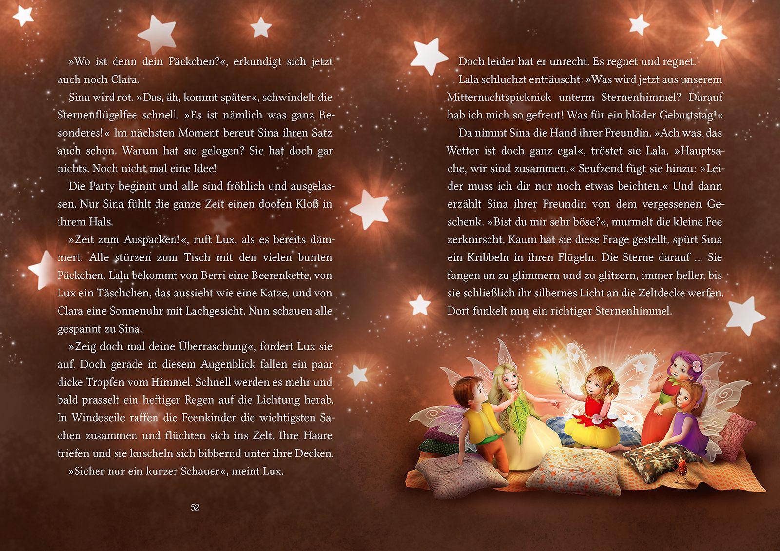 Beispielinhalt (Bild) Sina Sternenflügel. Sternenzauber-Geschichten zum Vorlesen
