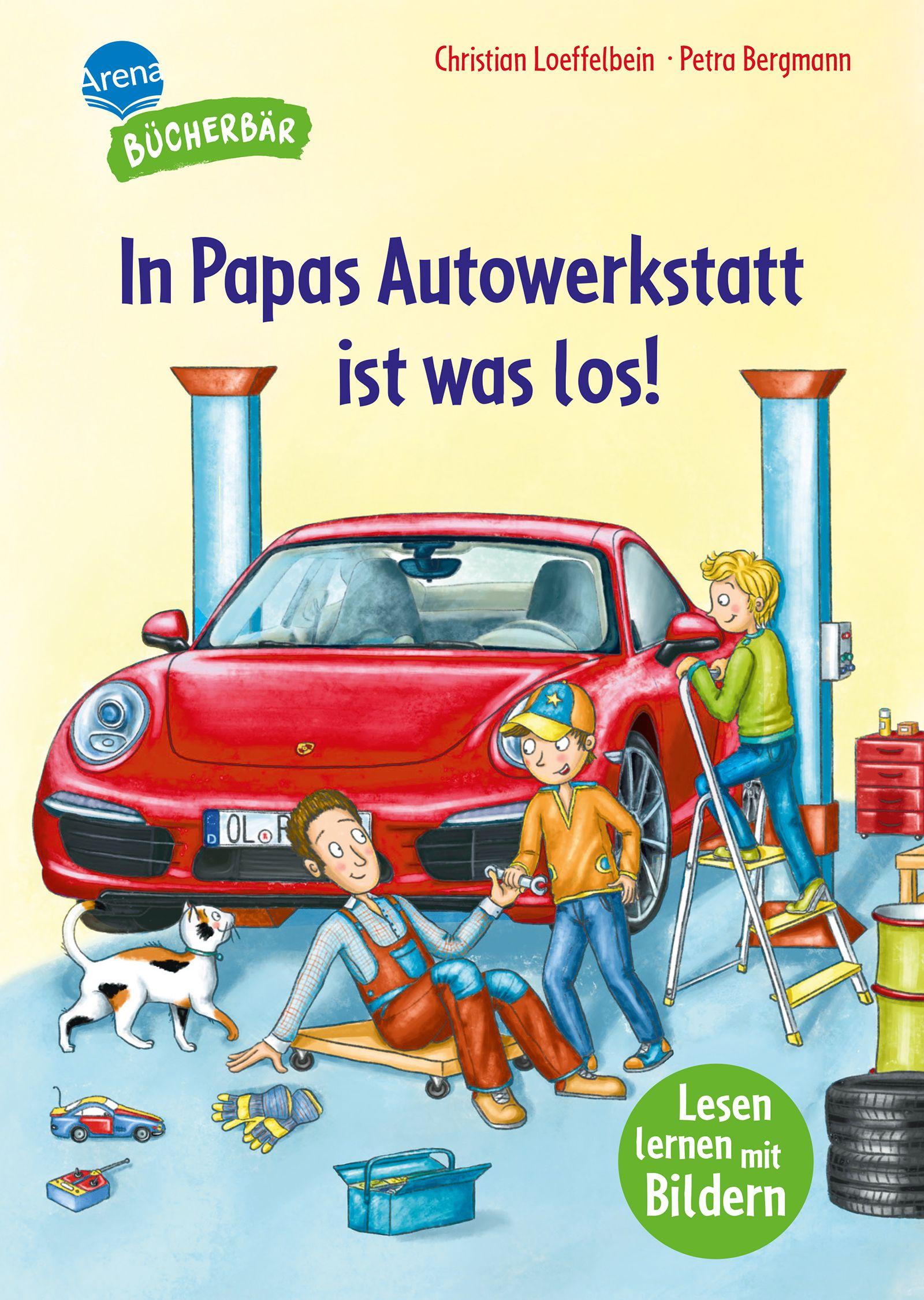 Vorderes Coverbild In Papas Autowerkstatt ist was los!